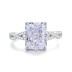 8A Cubic Zirconia Rectangle Solitaire Ring 70200252