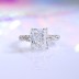 8A Cubic Zirconia Rectangle Solitaire Ring 70200252