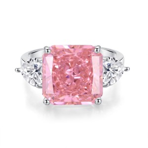 8A Cubic Zirconia Square Solitaire Ring 70200265