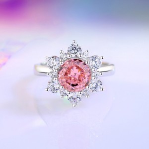 Snowflake High Carbon Diamond Solitaire Ring 70200278