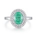 8A Cubic Zirconia Pigeon Egg Solitaire Ring 70200279