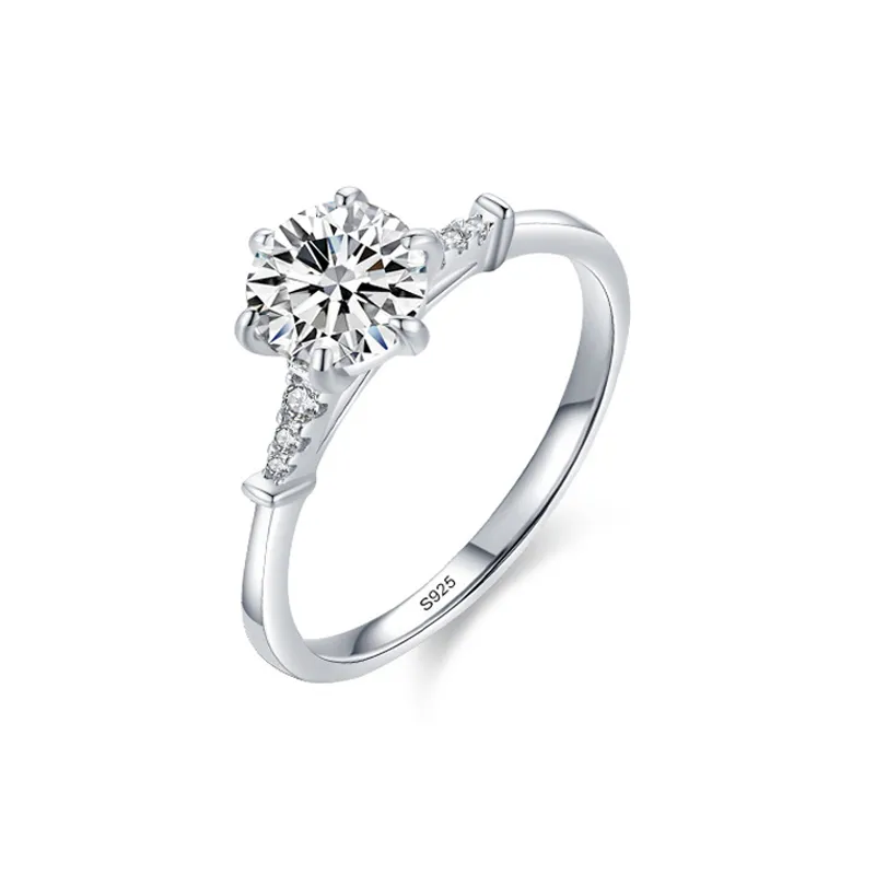 925 Sterling Silver 1 CT CZ Solitaire Ring 70200345 925 Sterling Silver 1 CT CZ Solitaire Ring 70200345