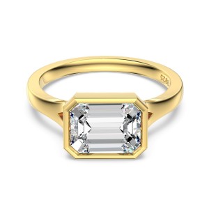 925 Sterling Silver East-West Bezel Emerald-Cut Ring 70200385 925 Sterling Silver East-West Bezel Emerald-Cut Ring 70200385