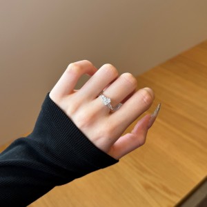 925 Sterling Silver Oval Pear Three-Stone Ring 70200395 925 Sterling Silver Oval Pear Three-Stone Ring 70200395