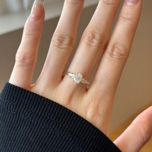 925 Sterling Silver Oval Pear Three-Stone Ring 70200395 925 Sterling Silver Oval Pear Three-Stone Ring 70200395