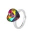 Austrian Crystal Love Heart Ring 70300001