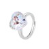 Austrian Crystal Love Heart Ring 70300001