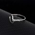 Silver Cubic Zirconia Heart Ring 70300005