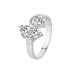 Silver Cubic Zirconia Heart Ring 70300007