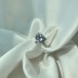 925 Sterling Silver Zirconia 8*8 Love Heart Rings 70300015