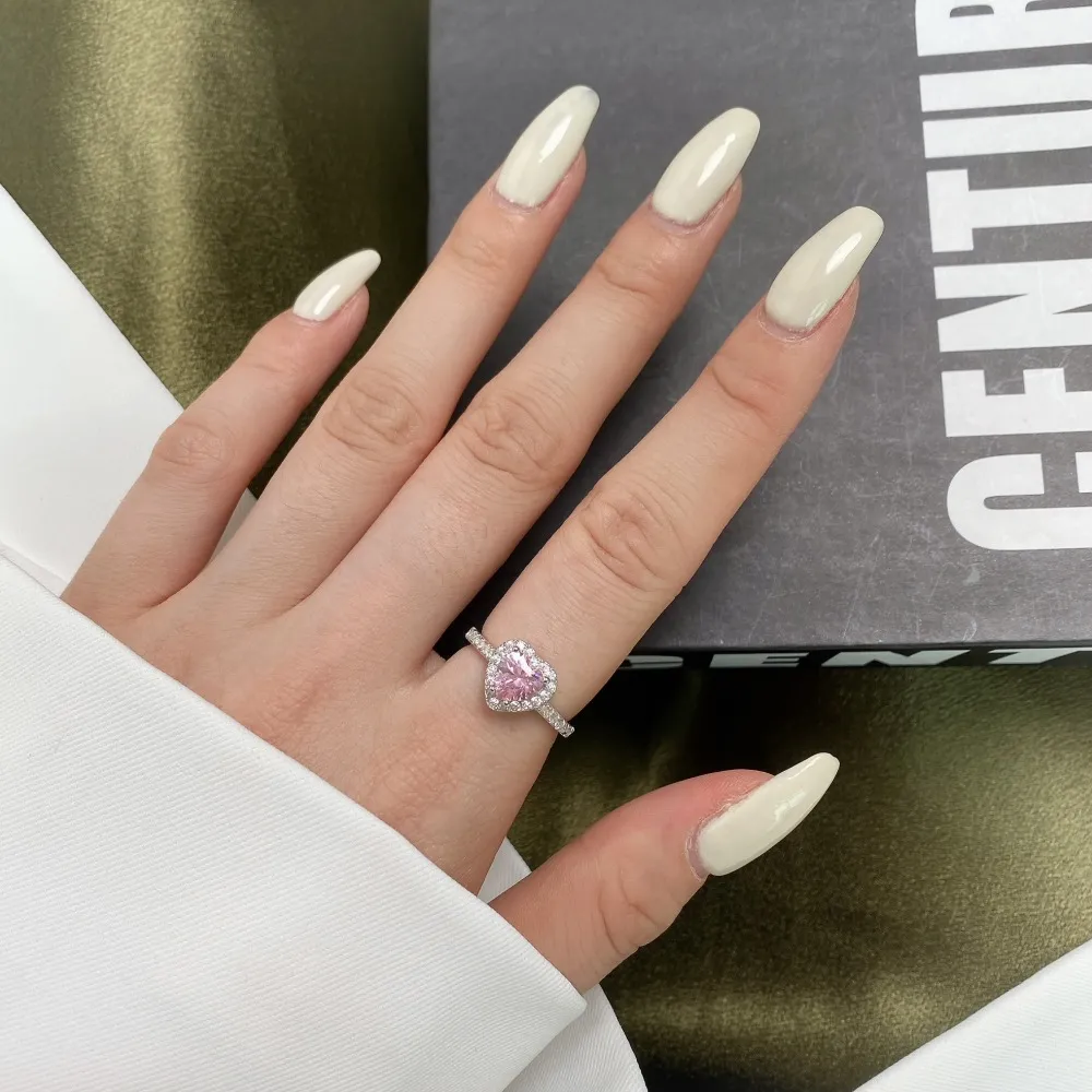 Love Heart Zirconia Wedding Party Ring 70300023 - image1