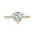 Plump Heart Zirconia Wedding Party Ring 70300024