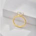 Plump Heart Zirconia Wedding Party Ring 70300024