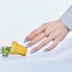 Rainbow Zirconia Heart Wedding Party Ring 70300026