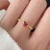 Red Zirconia Heart Wedding Party Ring 70300029