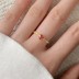 Red Zirconia Heart Wedding Party Ring 70300029