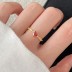 Red Zirconia Heart Wedding Party Ring 70300029