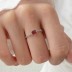 Red Zirconia Heart Wedding Party Ring 70300029