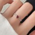 Red Zirconia Heart Wedding Party Ring 70300029