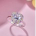 Rainbow Zirconia Heart Wedding Party Ring 70300030