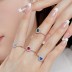 Vintage Zirconia Heart Wedding Party Ring 70300031