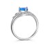 Lab Opal Zirconia Heart Promise Ring 70300033