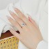 Lab Opal Zirconia Heart Promise Ring 70300034