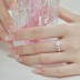 Barbie Pink Heart Zirconia Wedding Party Ring 70300036