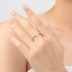 Tiny Heart Zirconia Wedding Party Ring 70300040