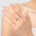 Tiny Heart Zirconia Wedding Party Ring 70300041