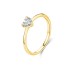 Tiny Heart Zirconia Wedding Party Ring 70300042