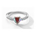 Colorful Heart Zirconia Wedding Party Ring 70300044