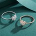 Unique Zirconia Heart Wedding Party Ring 70300049