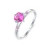 Minimalist Hearts Zirconia Wedding Party Ring 70300050