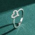 Minimalist Hearts Zirconia Wedding Party Ring 70300053