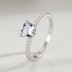 Stylish Heart Zirconia Wedding Party Ring 70300054