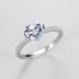 Minimalist Hearts Zirconia Wedding Party Ring 70300056