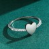 Tiny Heart Stackable Zirconia Party Ring 70300059