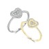 Classical Zirconia Heart Wedding Party Ring 70300067