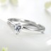 Minimalist Hearts Zirconia Wedding Party Ring 70300068