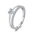 Hearts Zirconia Wedding Party Ring 70300069