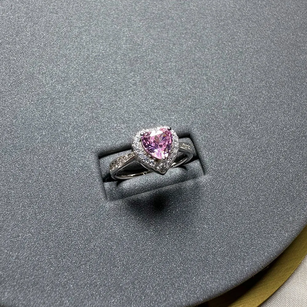 Classical Zirconia Love Heart Ring 70300077 - image1