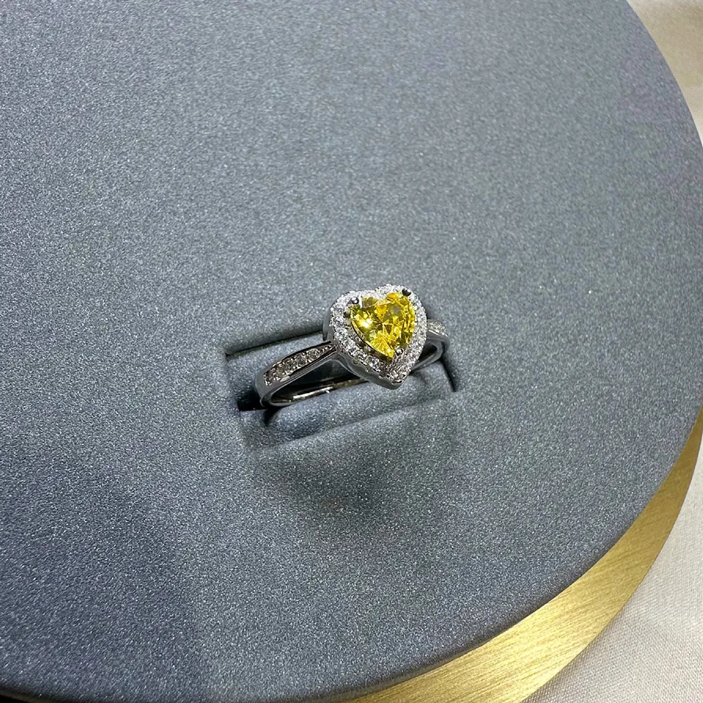 Classical Zirconia Love Heart Ring 70300077 - image2