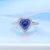 8A High Carbon Zirconia Heart Ring 70300089