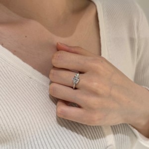 925 Sterling Silver Double Heart Band Ring 70300101 925 Sterling Silver Double Heart Band Ring 70300101