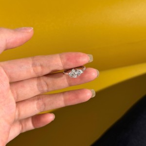 925 Sterling Silver Double Heart Band Ring 70300101 925 Sterling Silver Double Heart Band Ring 70300101