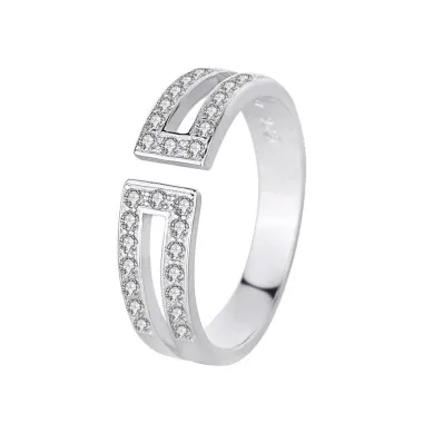 Silver Cubic Zirconia Toe Ring 70400004