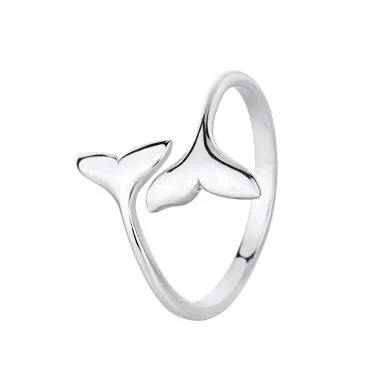 Silver Cubic Zirconia Flower Toe Ring 70400012