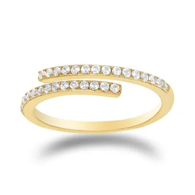 925 Sterling Silver Zirconia Toe Ring 70400024