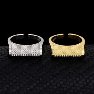 925 Sterling Silver Hip-hop Toe Ring 70400026